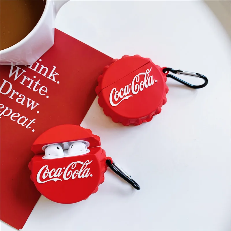 

Creative Coke Bottle Cap 2021 AirPods 3 Case Apple AirPods 2 Case Cover AirPods Pro Case IPhone Earbuds Accessories AirPod Case