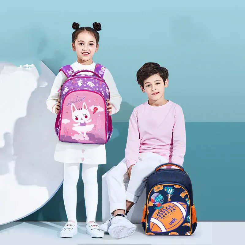 Dinosaur Flamingo rabbit Printed School Backpack For Boys Children book bags Grade 1-3 Orthopedic schoolbags mochila infantil