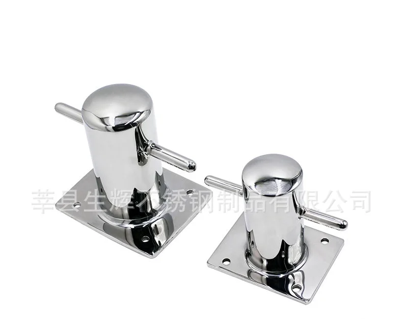 316 Stainless Steel Single Cross Bollard Mooring Cleat 120*95mm/150*120mm Marine Boat Dock