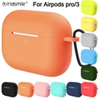 Великолепный чехол для Apple Air pods 3 Pro, мягкий силиконовый чехол для Apple Airpods Pro correa, противоударный чехол для Airpods Pro 3