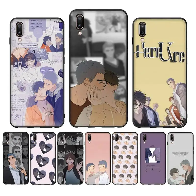 

Here U Are Anime Phone Case Case For Oppo Reno Realme C3 6Pro Cover For vivo Y91C Y17 Y19 Funda Capa