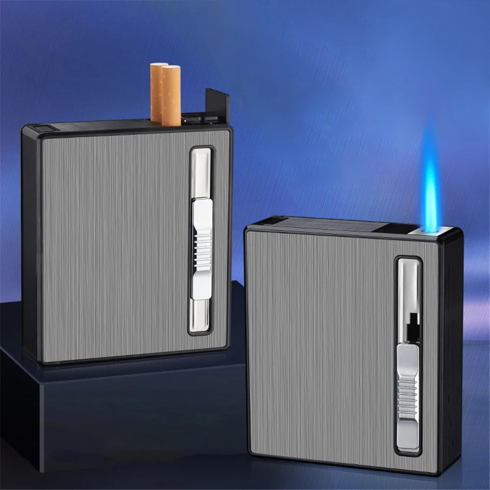 20 шт металлический сигареты автоматический отскок Зажигалка для прикуривания