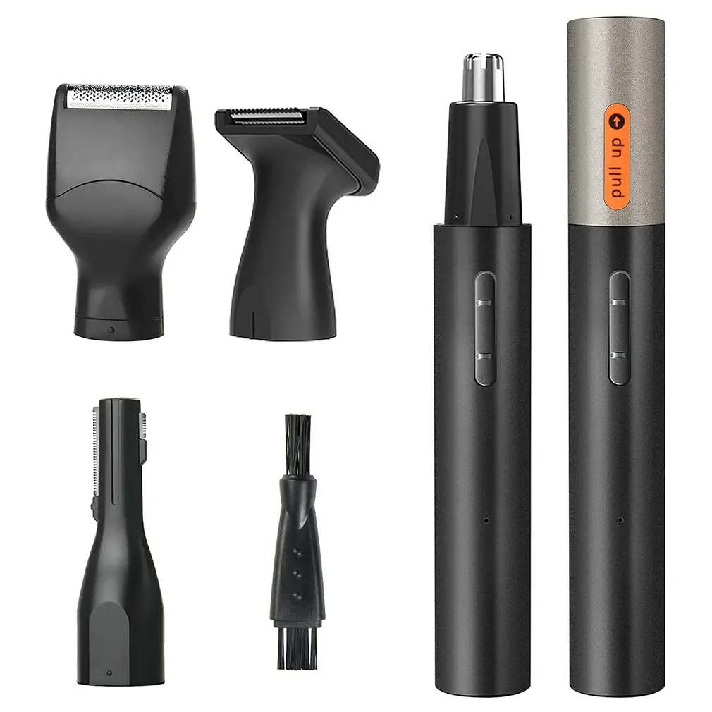 

Электрический триммер для волос в носу, полностью металлический алюминиевый корпус, перезаряжаемый триммер для волос в носу, триммер для во...