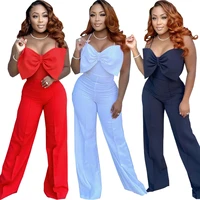 2021 summer womens fashion fashion solid color suspenders with invisible zipper on the back slim fit jumpsuit