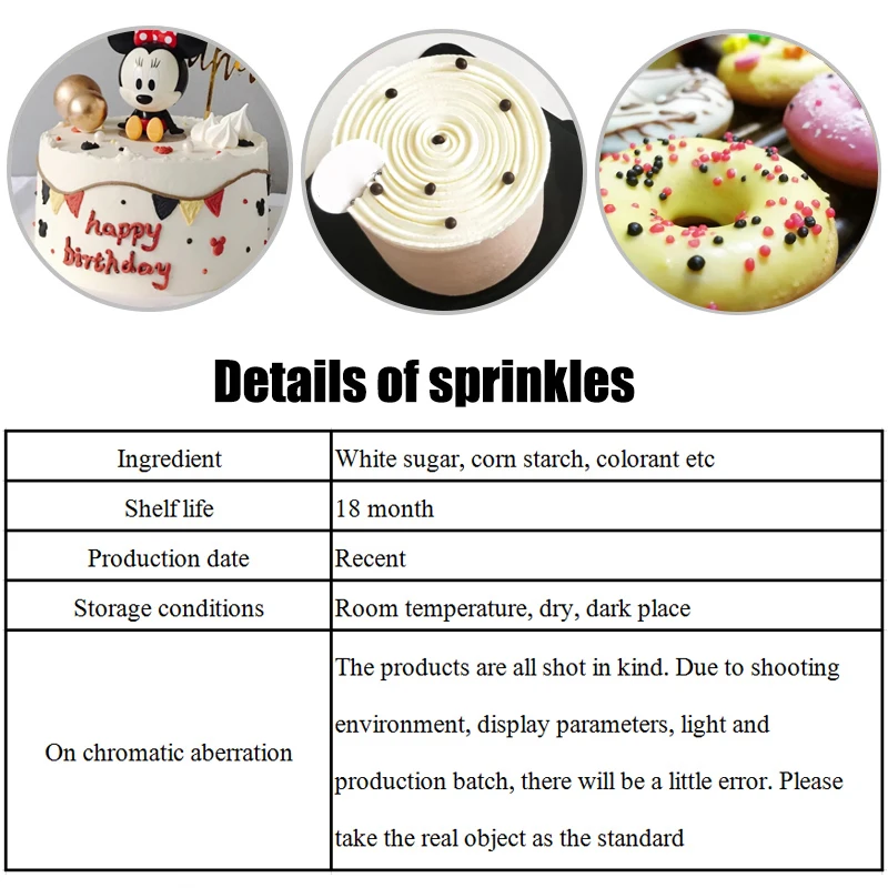 Съедобные черные бусины 15 г жемчужные сахарные шарики конфеты Золотые украшения