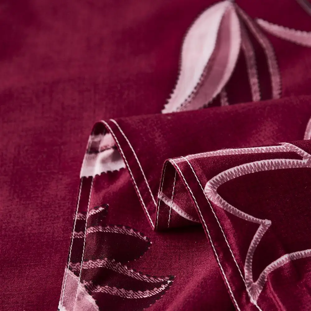 Искусственный вышивка стеганное ватное одеяло набор постельного белья Queen King size