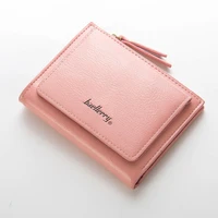 seagloca mini wallet women small wallet pu leather purse female money bag zipper short coin purse brand credit card holder