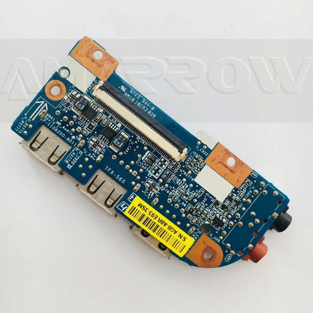 USB Порты и разъёмы Аудио Звуковая карта аудио Плата для Sony EA EB VPCEA VPCEB VPC IFX565 PCG 61212T