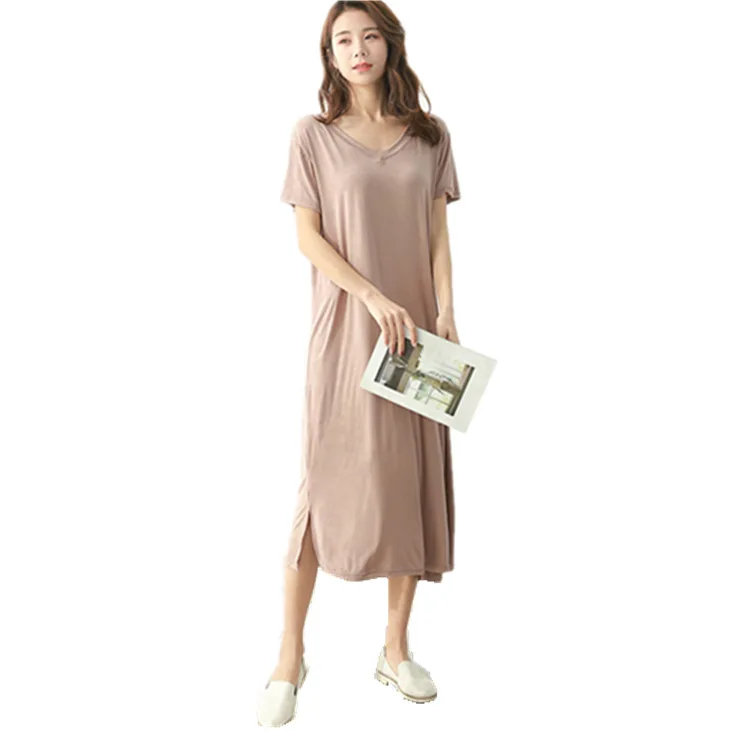 

2021 Women's new summer long dress plus size casual sexy sleeveless short sleeve Loose party V-neck dress Beach dress dresses