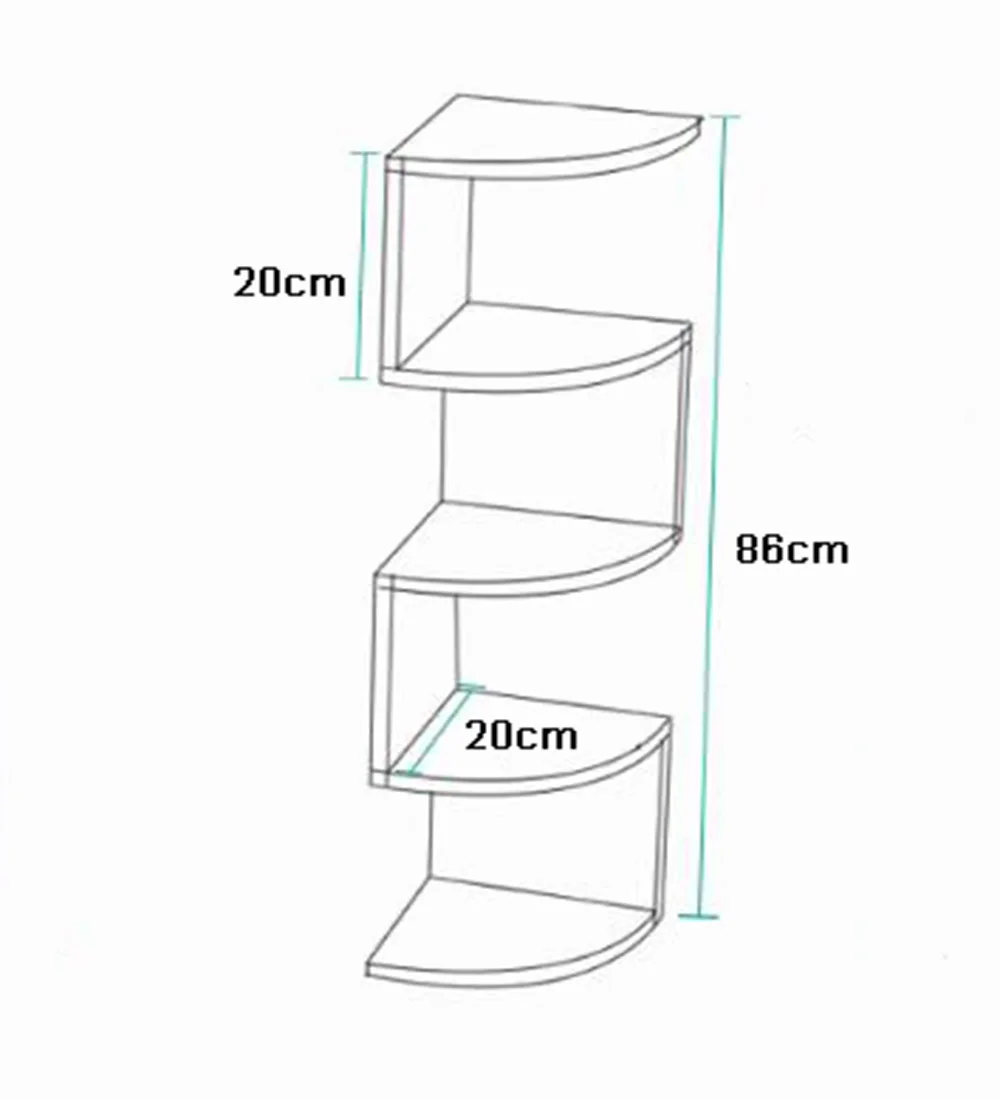 Модные книжные шкафы простая полка Простая Современная многоэтажная угловая для