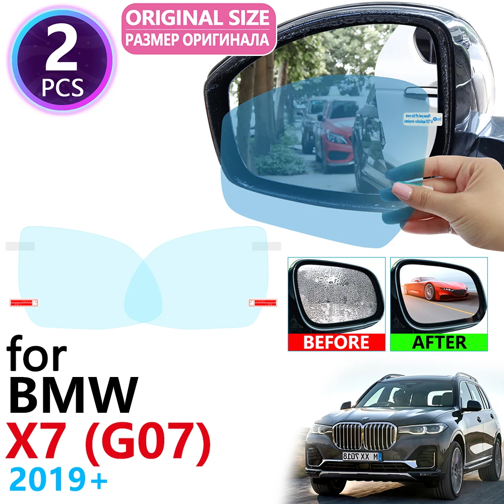 Для BMW X7 G07 2019 2020 2021 полное покрытие зеркало заднего вида противотуманные пленки