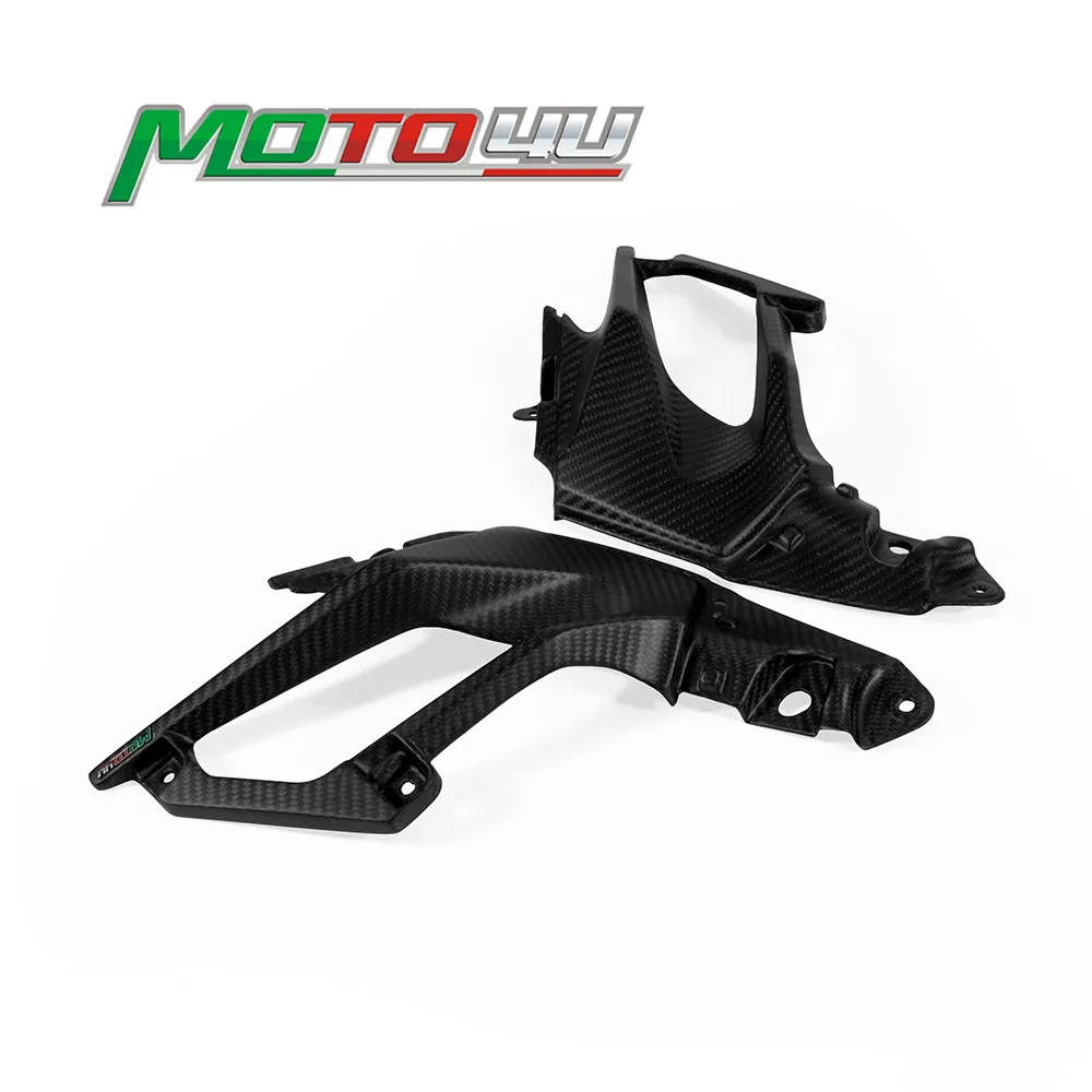 100% углеродное волокно боковая обтекатель для мотоцикла матовая/глянцевая 3K