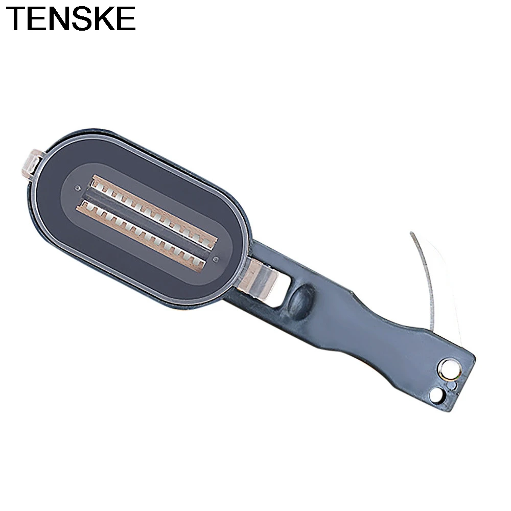 TENSKE, новинка, Практичный Нож для удаления рыбьей чешуи, скребок, нож, очиститель, кухонный нож, инструмент для рыбалки, кухонная посуда, овощечистка