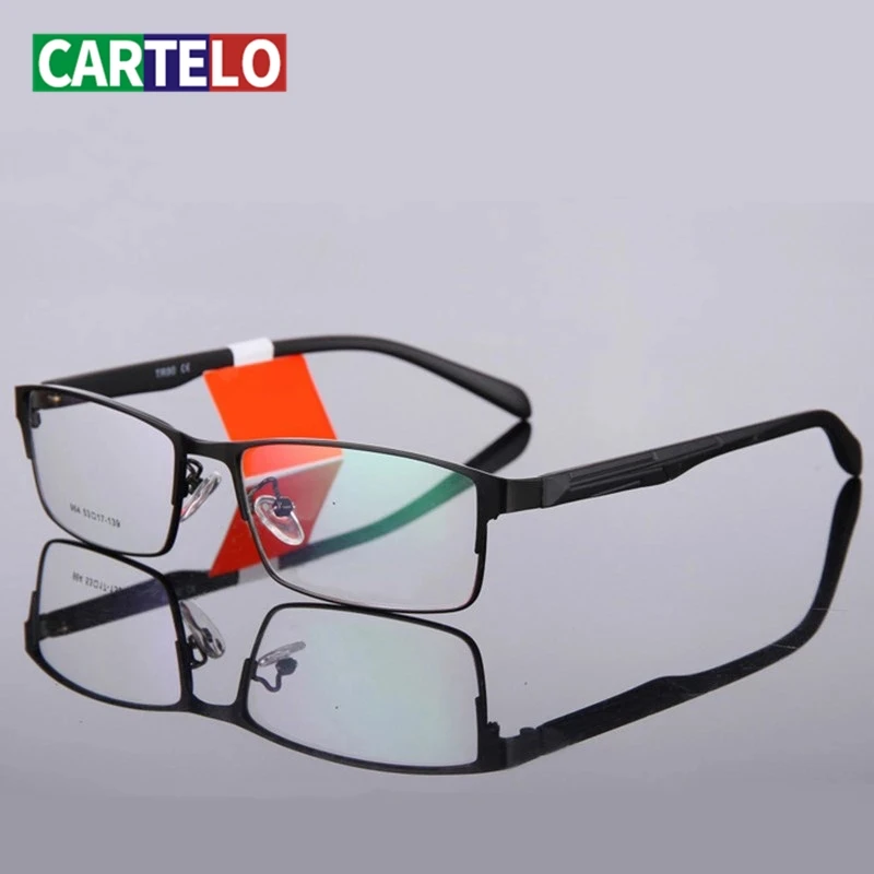CARTELO очки для чтения по рецепту с прозрачными линзами lunette титановая оправа очков