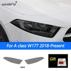 2 шт. Защитная пленка для автомобильных фар Прозрачная черная наклейка из ТПУ для Mercedes Benz A Class W176 W177 A45 A35 AMG аксессуары