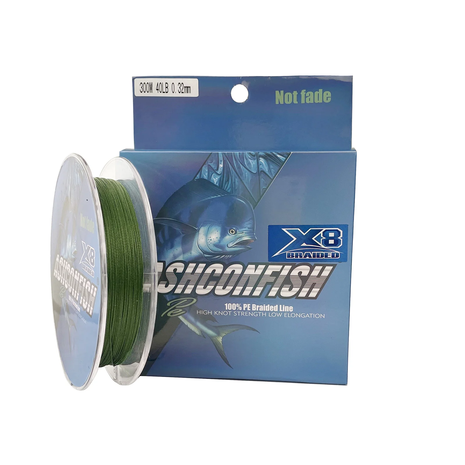 

New braided fishing line color never come off 100M 300M 8 Strands saltwater fishing wire carp pe fishing rope 6-300LBS tackle