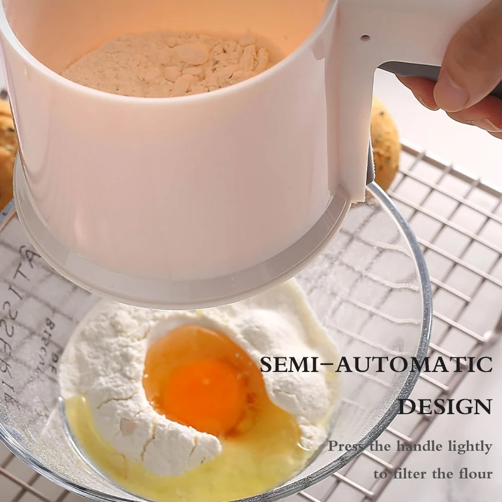 Форма воронки сито для муки мелкая сетка порошок глазурь сахар ручная чашка сита