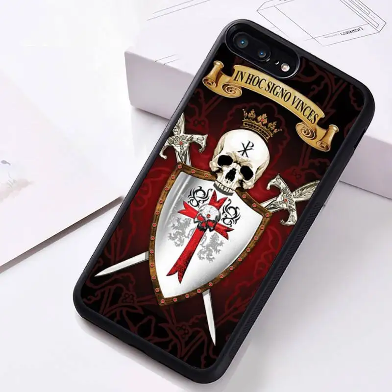 templar knight phone case rubber for iphone 12 pro max mini 11 pro xs max 8 7 6 6s plus x 5s se 2020 xr case free global shipping