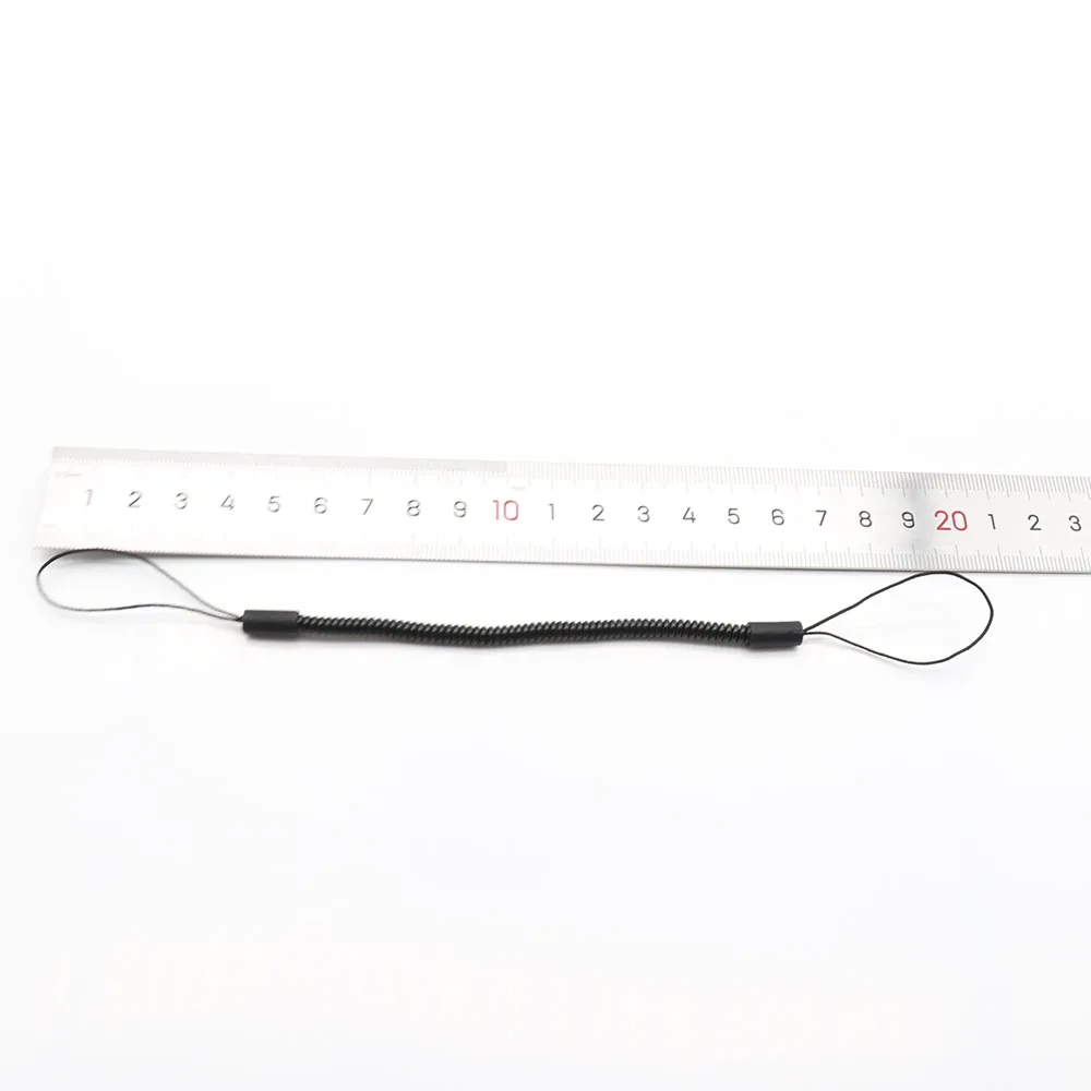 Эластичный шнур из ПУ кожи маленькая подвесная линия для стилуса черная