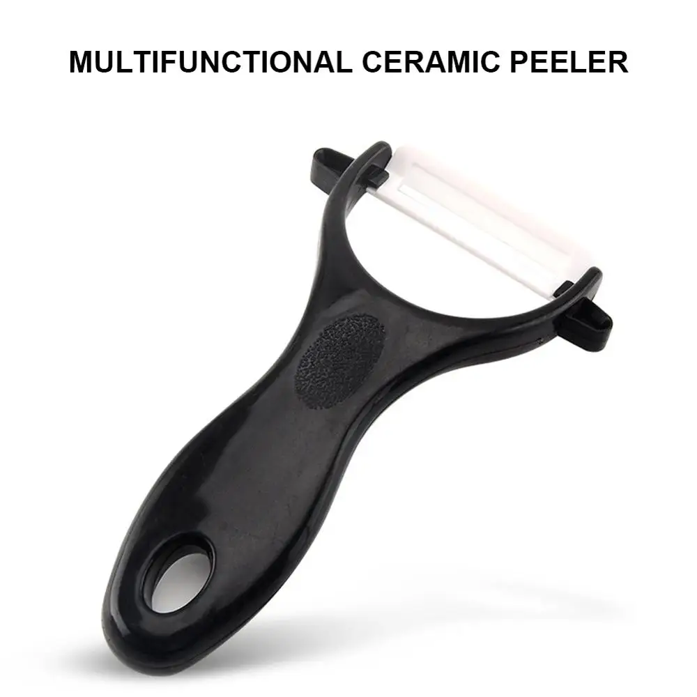 Kitchen Peeler Parer Black Creative Stainless Steel Ceramic Safe Washable Durable Household Accessories | Дом и сад