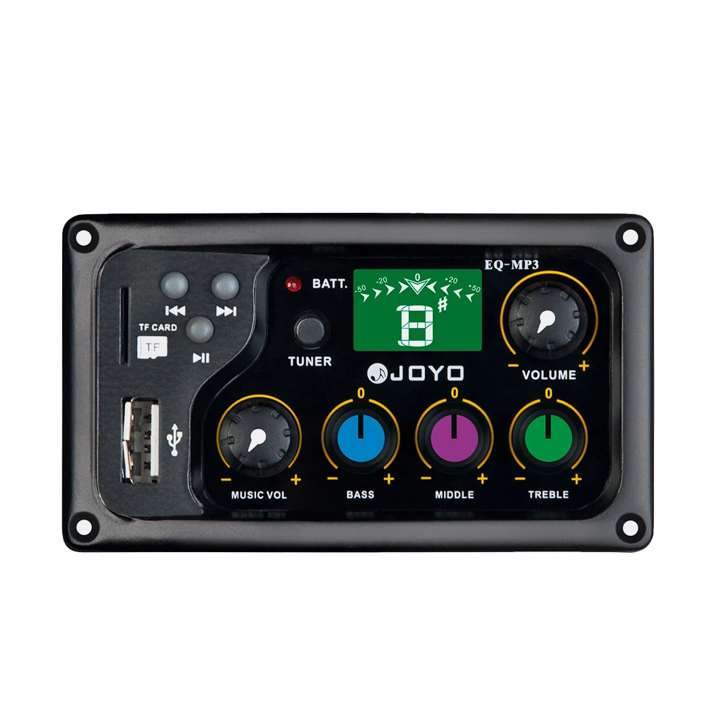 JOYO EQ - MP3 ЖК-дисплей цифровой 3 полосный пикап предусилитель с и тюнер Функция