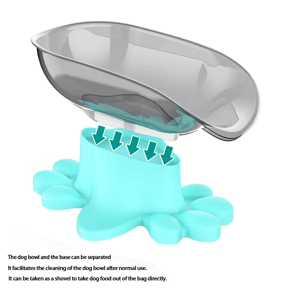 Новая забавная большая миска для собак супер пищевая кормления пластиковая