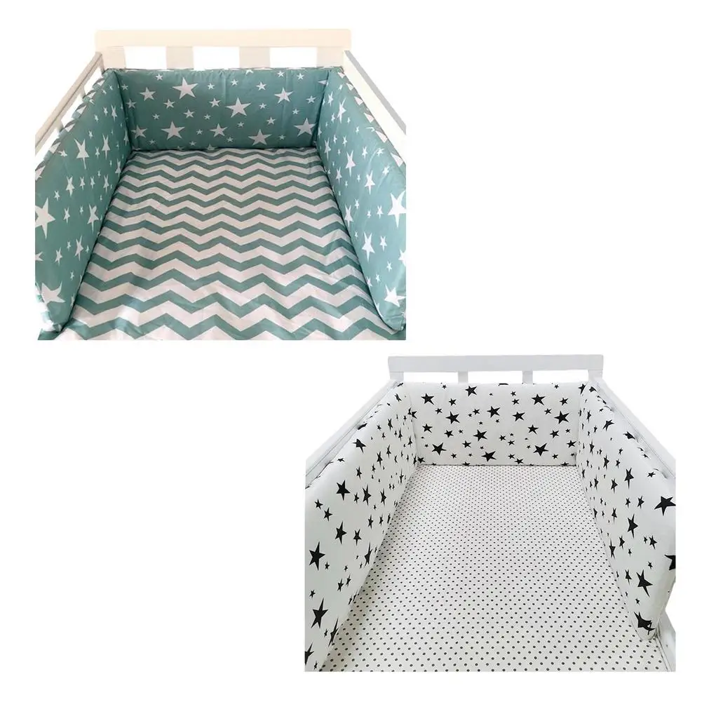 

One Piece Baby Crib Fence Cotton Bed Protection Railing Bumper For Newborn Baby Bed Bassinet Bumper