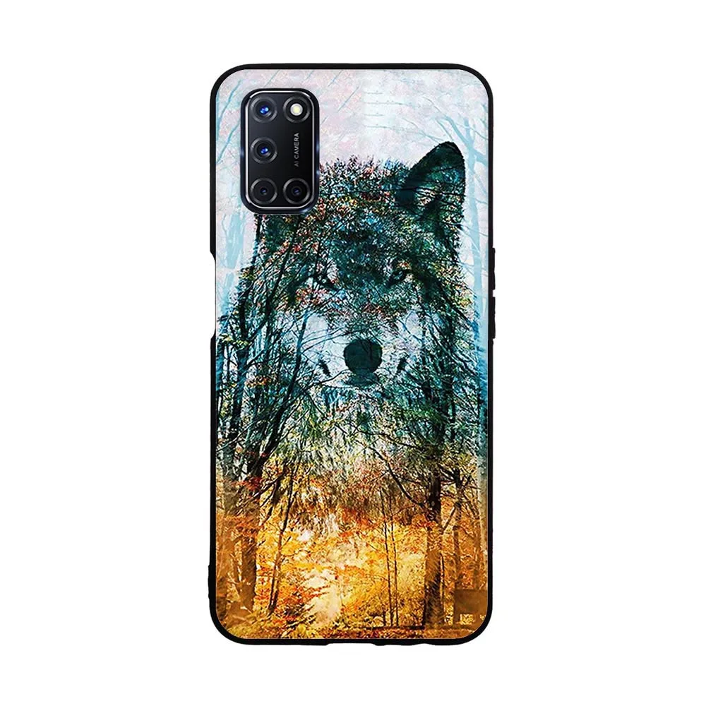 

For OPPO A52 Case A 52 Slim Coque Cute Painting Soft TPU Silicon Back Cover for OPPO A72 A92 2020 A 72 Phone Cases Shell