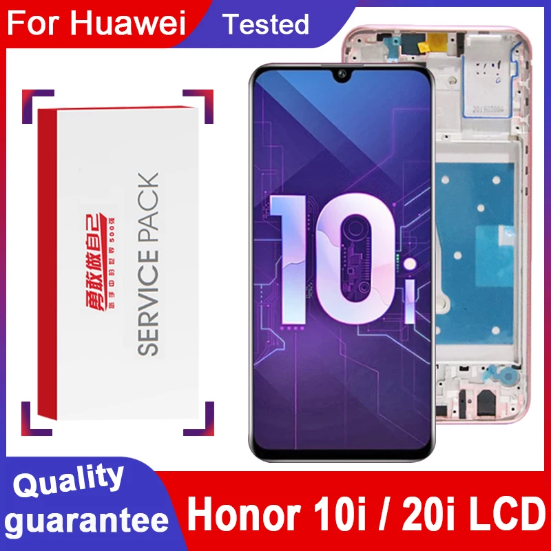 ЖК-дисплей 6 21 дюйма для Huawei Honor 10i с дигитайзером в сборе сенсорный экран рамкой 20i