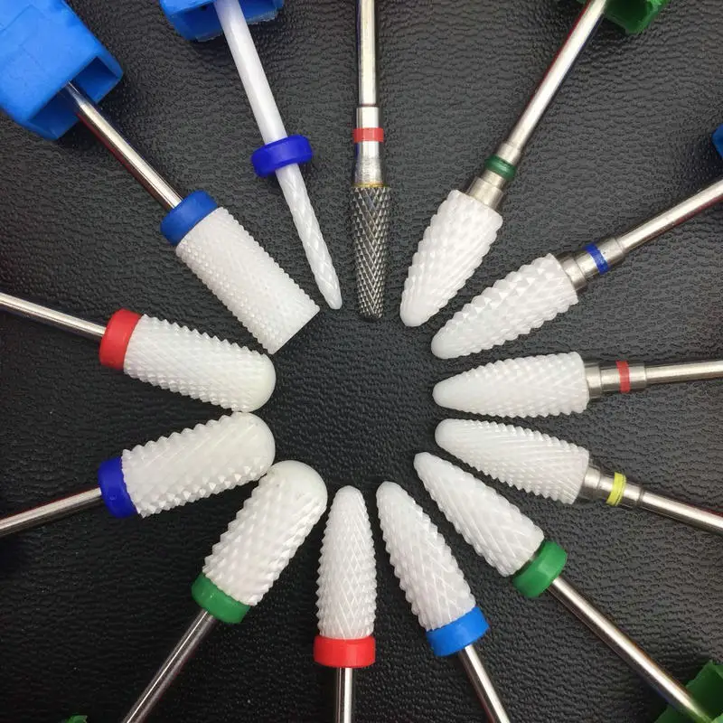 Несколько моделей Керамика и сверлами для ногтей маникюр машинка маникюра