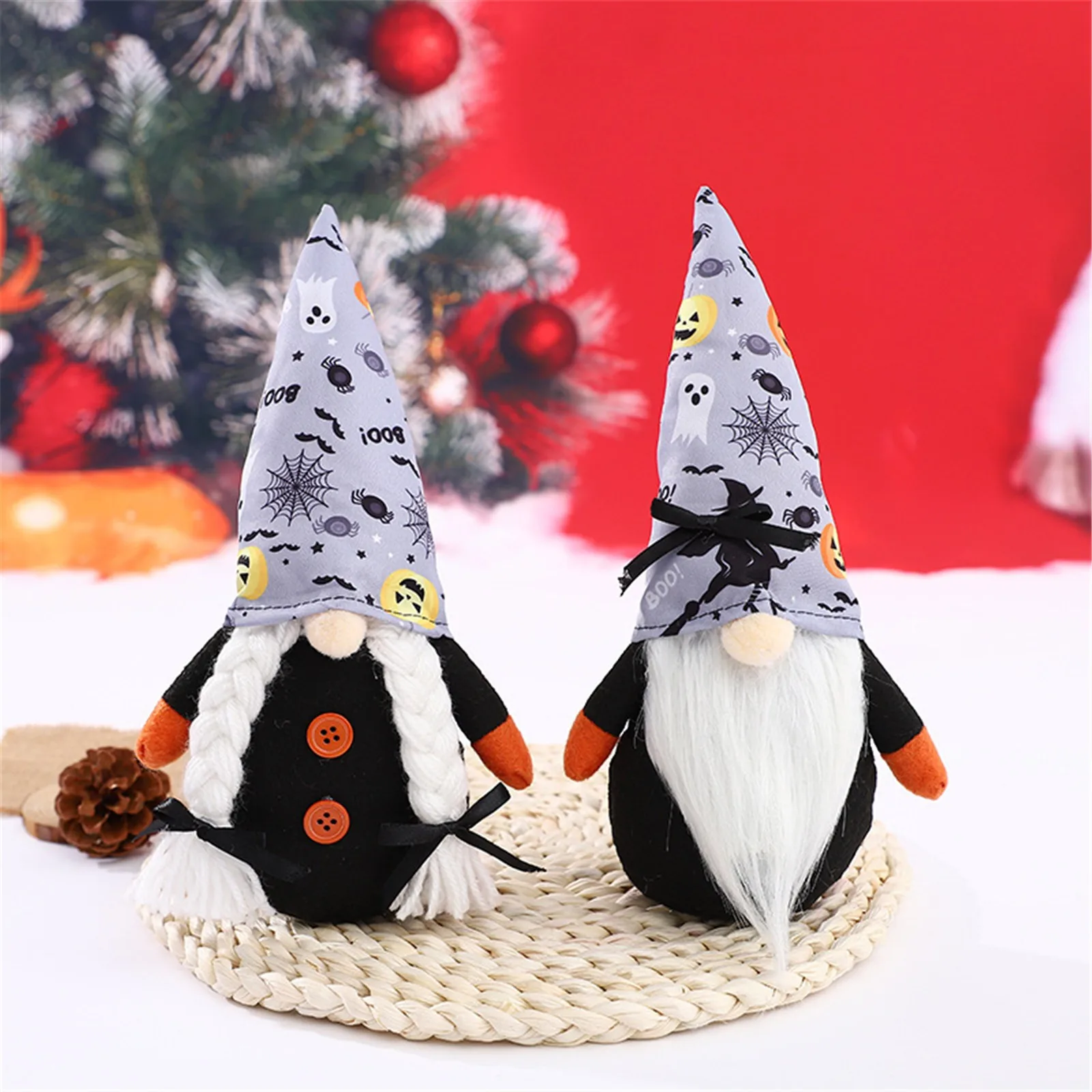 

Декор для куклы без лица на Хэллоуин, стоячие гномы, статуя с длинной бородой, Шведский эльф, карликовый Декор для дома и офиса, подарки, укра...