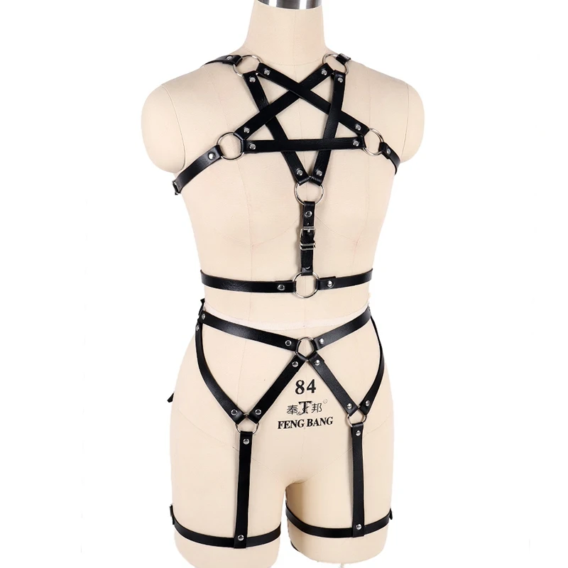 Сексуальный женский бюстгальтер-топ с пентаграммой | Женская одежда