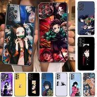 kamado nezuko kimetsu no yaiba demon slayer tpu soft phone case hull for samsung galaxy a70 a50 a51 a71 a52 a40 a30 a31 a90 a20e