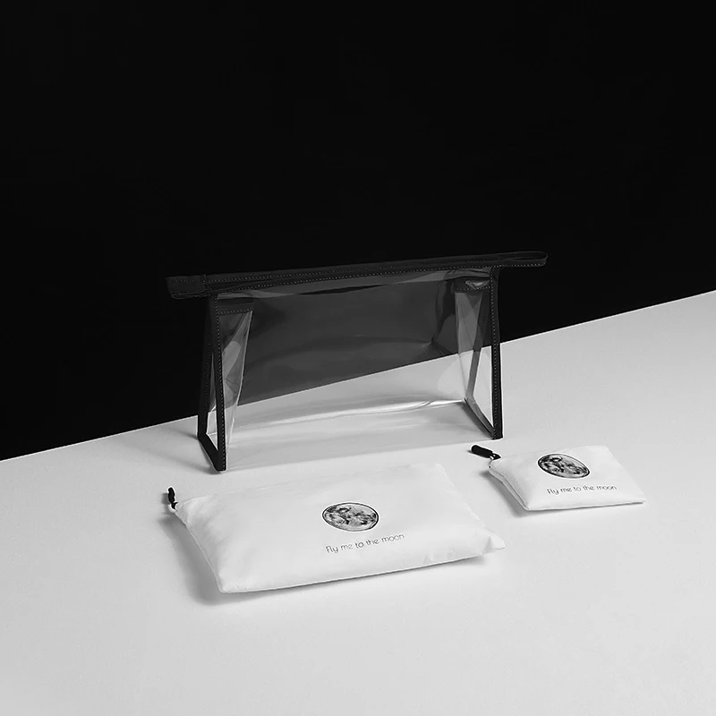 

HMUNII Новинка 3 шт./Набор Косметичка женская дорожная DuPont бумажные туалетные сумки ПВХ Прозрачный чехол для макияжа Органайзер сумка для хранения