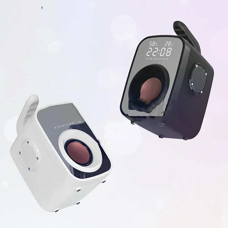 

Bluetooth5.0 Bass Speaker for PC Computer Radio with Alarm Clock Temp