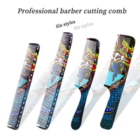 high quality professional salon hair cutting comb barber flat top combs rat tail comb for highlights hair styling tools comb