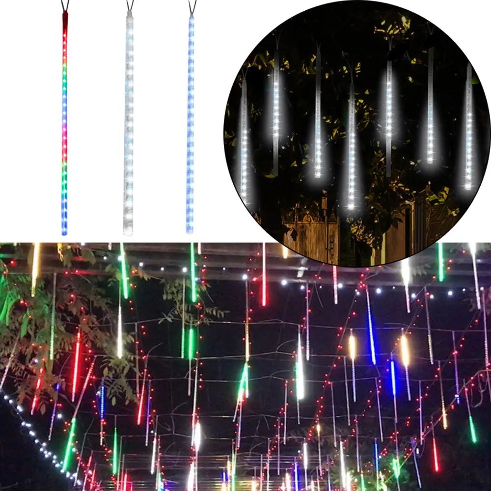 1 шт. вечерние светодиодный светильник s Метеоритный дождь Дождь Снег