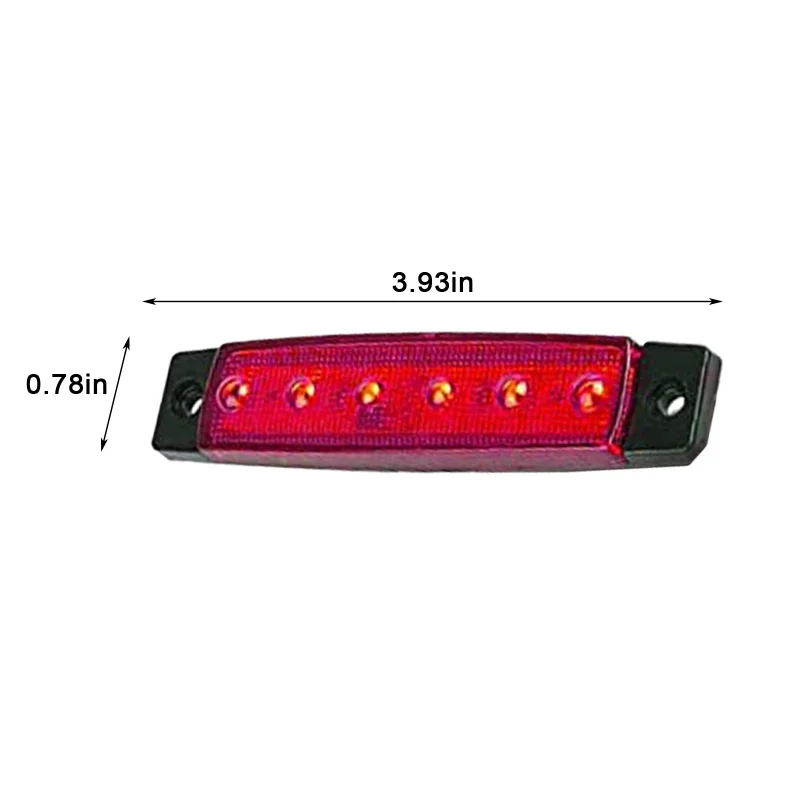 

10 Pcs/set DC 12VNavigationLightWaterproofandAnti-collisionABSPlasticDustproofExternalPartsMarineIndicator