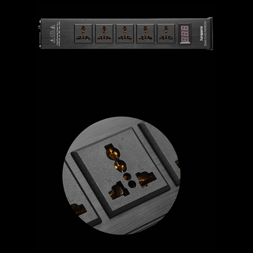 Высококачественный Улучшенный светодиодный аудио фильтр для очистителя питания