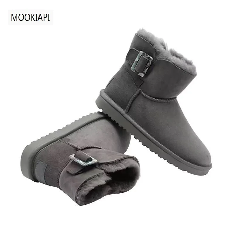 Новейшие женские сапоги в Австралии 2019 настоящая овчина 100% Натуральная шерсть