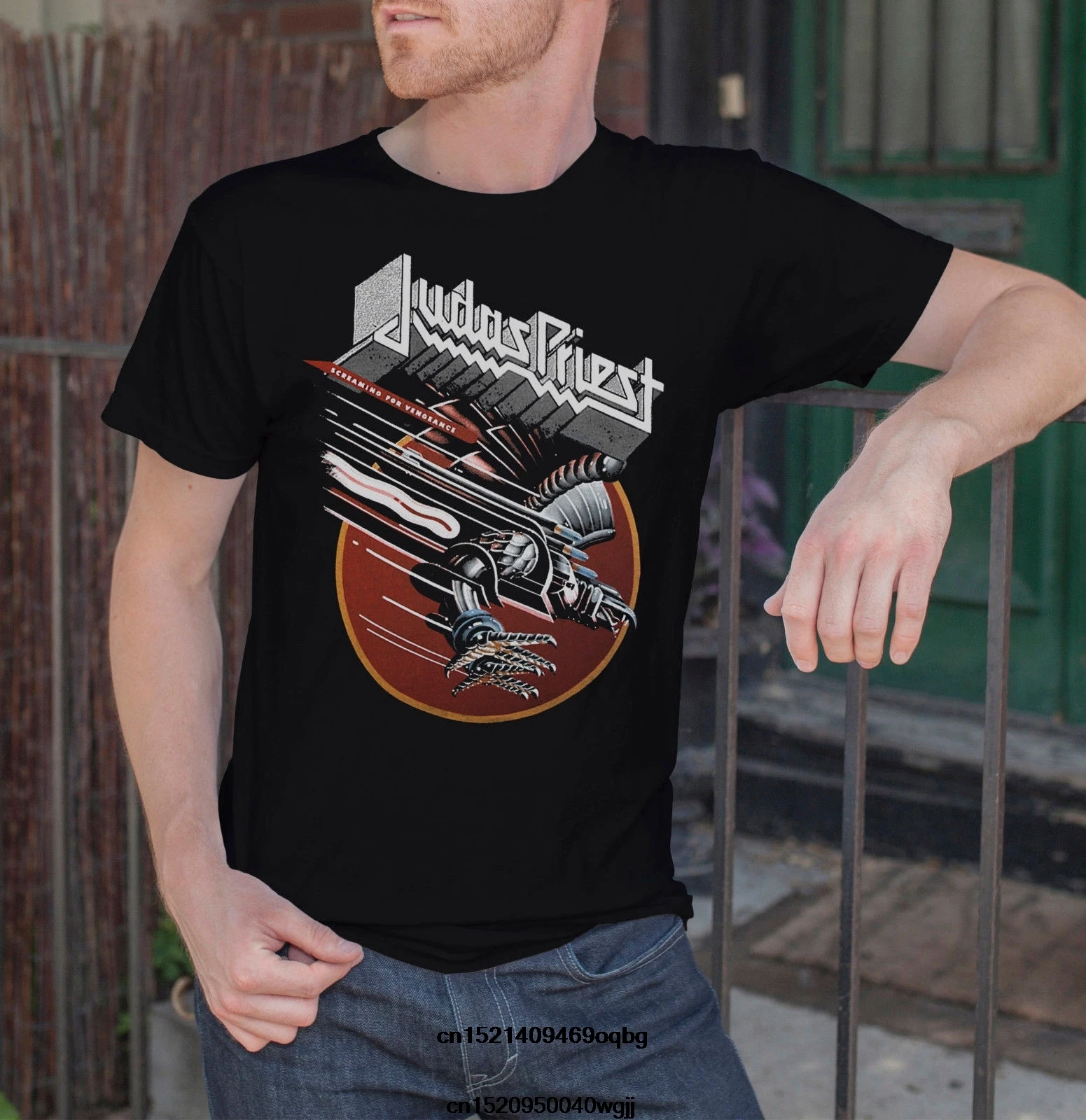 Мужская черная футболка Judas Priest warring for Vengeance рок группа S XXL новая мода для мужчин с