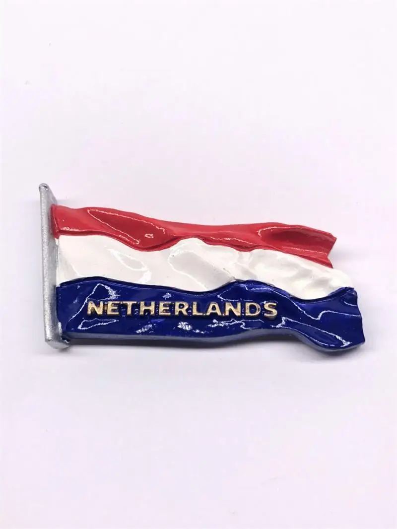 Netherlands 3d магнит для холодильника с флагом России Канада Япония Украина Италия Сингапур всемирно флаги стран наклейки на холодильник магниты для украшения - Цвет: Netherlands