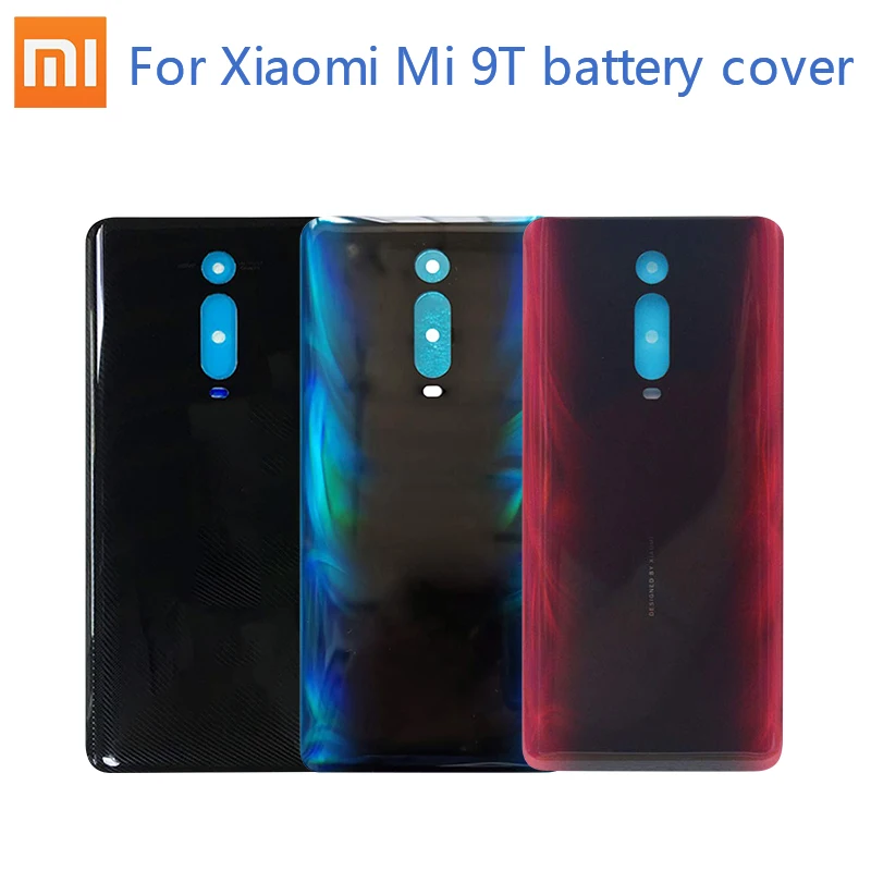 Задняя стеклянная крышка для Xiaomi Mi 9T Замена задней крышки аккумулятора mi 9t задняя