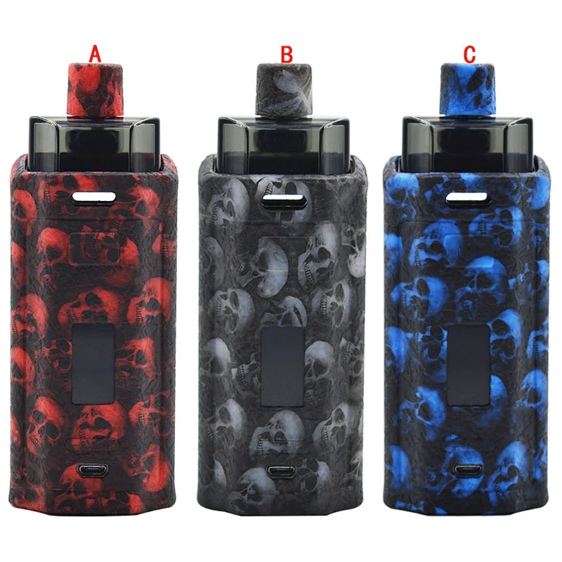 

Skull Pattern Protective Silicone Skin Sleeve Cover For Smok RPM160 Pro Pod Kit Vape