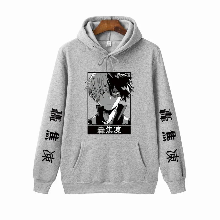 

My Hero Academia Japan Anime Shoto Todoroki 2021 New Fashion Sweatshirt Women Print Pullover Winter Sportswear Hoodie Sweatshirt