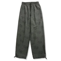 lacible hip hop streetwear baggy harem pants cotton men letters graphics elastic waist sweatpants harajuku trouser joggers pants