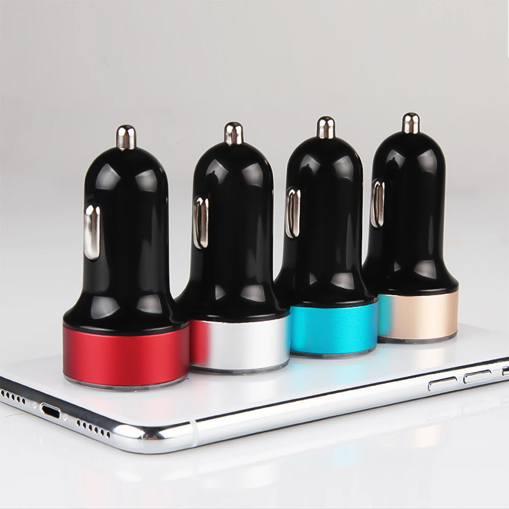 3.1A Dual USB Car Charger LED Display Voltmeter For Phone Cigarette Lighter Power Adapter Socket Splitter for 12-24V | Автомобили и