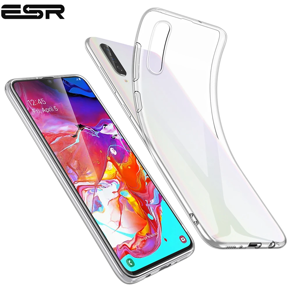 Роскошный мягкий чехол ESR из ТПУ для Samsung Galaxy Note9 A5 A6 A7 A8s A40 A50 A70 J5 J6 Plus J7 прозрачный S9