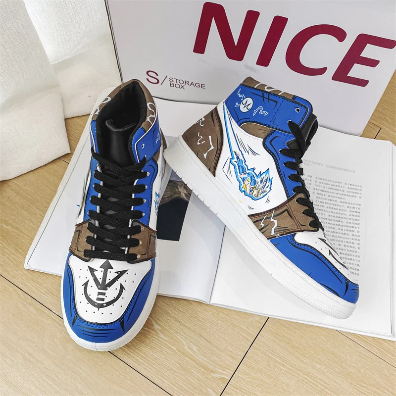 

Кроссовки унисекс с высоким верхом, модные дизайнерские сникерсы с рассекающим демонов, Мужская обувь в стиле аниме для пар, теннисные