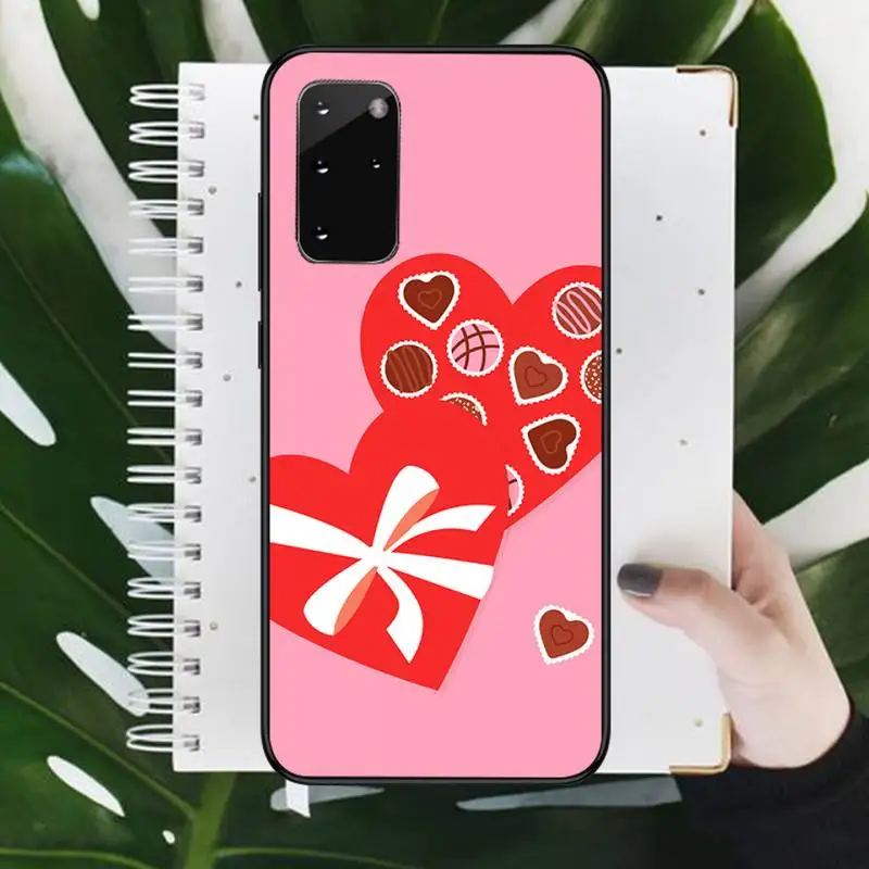 

Love pattern cute Phone Case For Samsung galaxy S 7 8 9 10 20 edge A 6 10 20 30 50 51 70 note 10 plus